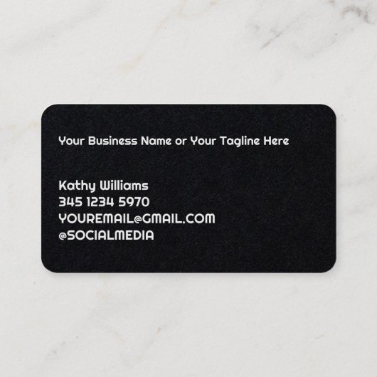 Commerciële reinigingspremie visitekaartje (Achterkant)