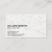 Commerciële residentiële Logo | Onroerend goed Visitekaartje (Achterkant)