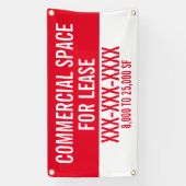 Commerciële ruimte aanpassen voor huurafdichtingsb spandoek (Verticaal)