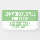 Commerciële ruimte aanpassen voor huurafdichtingsb spandoek (Horizontaal)