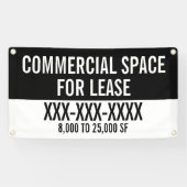 Commerciële ruimte aanpassen voor huurafdichtingsb spandoek (Horizontaal)