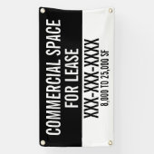 Commerciële ruimte aanpassen voor huurafdichtingsb spandoek (Verticaal)