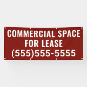 Commerciële ruimte te huur banner (Horizontaal)
