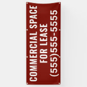 Commerciële ruimte te huur banner (Verticaal)