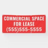 Commerciële ruimte te huur banner (Horizontaal)