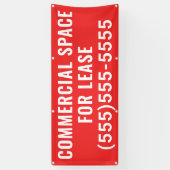 Commerciële ruimte te huur banner (Verticaal)