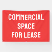 Commerciële ruimte voor Lease Banner (Horizontaal)