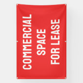 Commerciële ruimte voor Lease Banner (Verticaal)