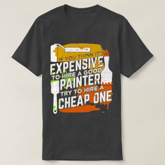 Commerciële schildercode t-shirt (Design voorkant)