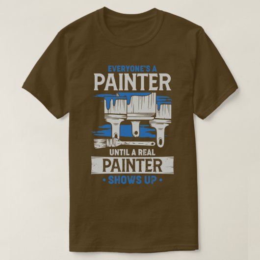 Commerciële schilderwerk t-shirt (Design voorkant)