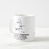 Commerciële schoner Mok promotiekoffee (Voorkant links)