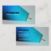 Commerciële schoonmaakbeurten visitekaartjes (Voorkant / Achterkant)