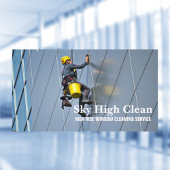 Commerciële Skyscraper High Rise Window Cleaning Visitekaartje