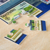 Commerciële vliegtuigen Postage Stamp Puzzle Legpuzzel (Zijkant)