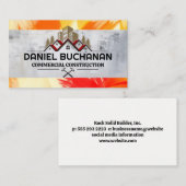 Commerciële Woningbouw | Bouwsector Visitekaartje (Voorkant / Achterkant)