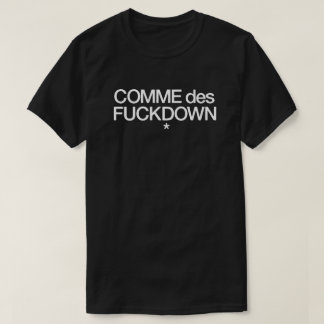 Commes des fuckdown t-shirt