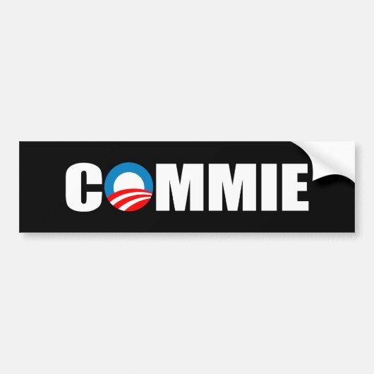 COMMIE BUMPERSTICKER (Voorkant)