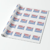 Commie-La Harris 2024 Funny Anti Kamala Harris Cadeaupapier (Uitgerold)