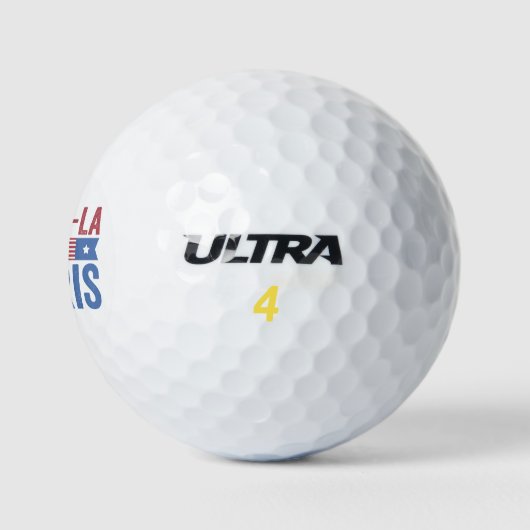 Commie-La Harris 2024 Funny Anti Kamala Harris Golfballen (Logo)