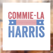 Commie-La Harris 2024 Funny Anti Kamala Harris Raamsticker (Vel 2)