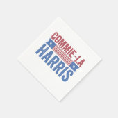 Commie-La Harris 2024 Funny Anti Kamala Harris Servet (Hoek)