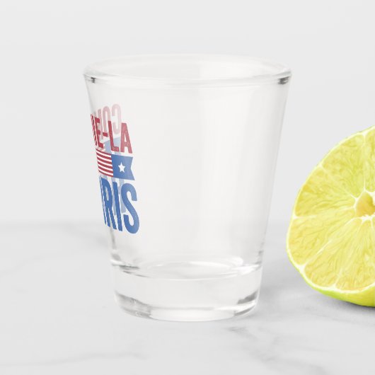 Commie-La Harris 2024 Funny Anti Kamala Harris Shot Glas (Rechts)