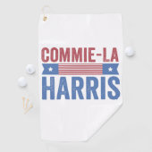 Commie-La Harris 2024 Grappig Anti Kamala Harris Golfhanddoek (Insitu)