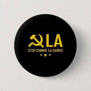 Commie-la Kamala Harris Tim Wheimer Coach 2024 La Ronde Button 5,7 Cm