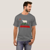 Commiefornia Republic California State Flag Funny T-shirt (Voorkant volledig)