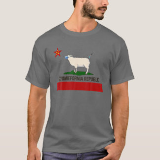 Commiefornia Republic California State Flag Funny T-shirt