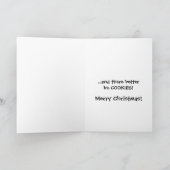Commin onderaan Uw Chimmney Feestdagen Kaart (Binnen)