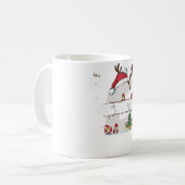 Commins kerstShirt met Commins Name voor grappige  Koffiemok (Voorkant links)