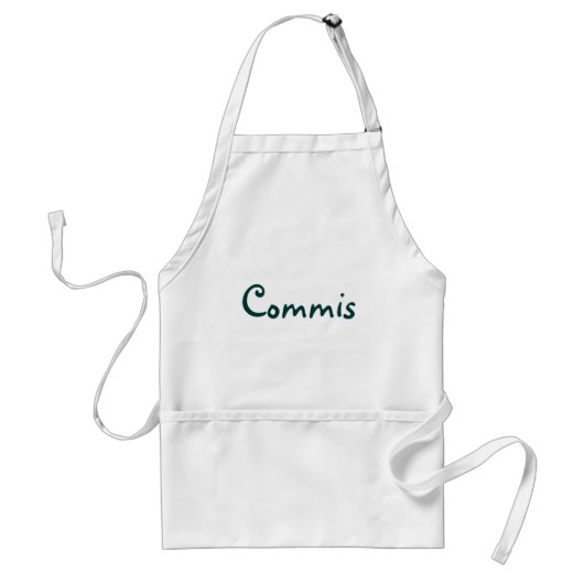 Commis Apron Standaard Schort (Voorkant)