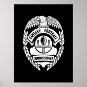 Commissaris Fantasy Football Poster (Voorkant)