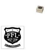 Commissaris FFL — FFL Logo Rubberstempel (Gestempeld)