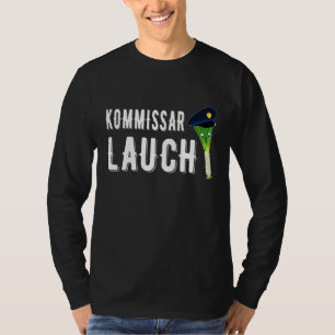 commissaris Leek met politiële Pet T-shirt