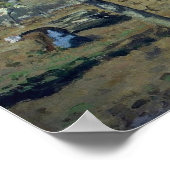 commissaris - Orchard in Bloom Louveciennes 1892 Poster (Hoek)