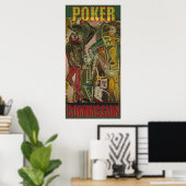 COMMISSIE POKER POSTER (Thuiskantoor)