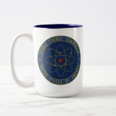 Commissie voor Atoomenergie Tweekleurige Koffiemok (Links)