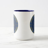 Commissie voor Atoomenergie Tweekleurige Koffiemok (Center)