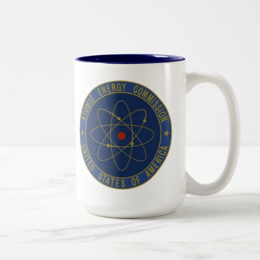 Commissie voor Atoomenergie Tweekleurige Koffiemok (Rechts)
