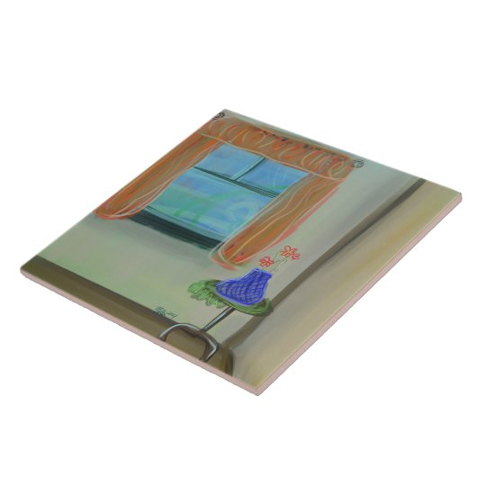 Commissies Open voor Custom Painted Original Art Tegeltje (Zijkant)