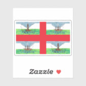 Commissioners of Irish Lights flag,Ireland,pre1970 Sticker (Vel)