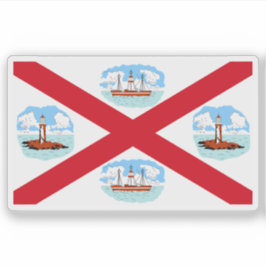 Commissioners of Irish Lights flag, Ireland Sticker