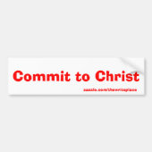 Commit in Christus Bumpersticker (Voorkant)