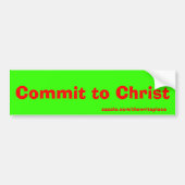 Commit in Christus Bumpersticker (Voorkant)