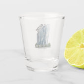 Commit om fit te zijn ASCENT Shotglas Shot Glas (Achterkant)