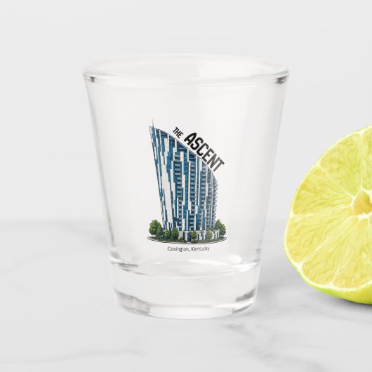 Commit om fit te zijn ASCENT Shotglas Shot Glas (Voorkant)