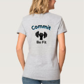 Commit om fit te zijn ASCENT t-shirt (Achterkant)