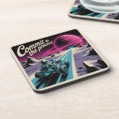 Commit To The Process Bier Onderzetter (Linkerzijde)